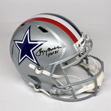 Roger Staubach Signed Autographed Dallas Cowboys FS Replica Helmet HOF85 Beckett