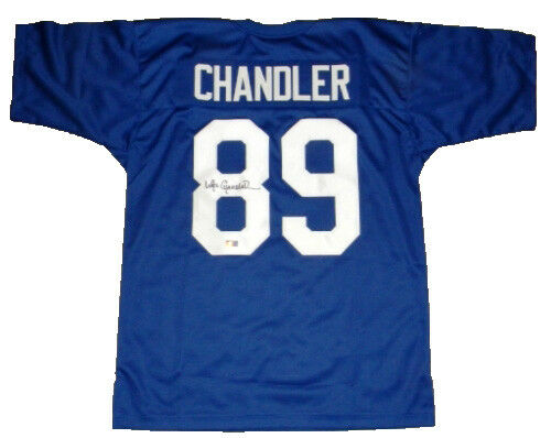 WES CHANDLER AUTOGRAPHED SIGNED FLORIDA GATORS #89 THROWBACK JERSEY COA