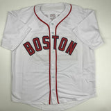 Autographed/Signed WADE BOGGS Boston White Baseball Jersey JSA COA Auto