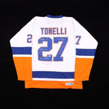 John Tonelli Signed New York Islanders Jersey 4xInscribed (PSA) 4xCup Champion