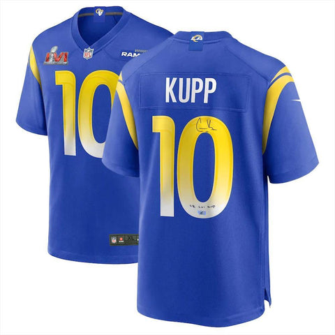 COOPER KUPP Autographed "SB LVI MVP" L.A. Rams Nike Game Jersey FANATICS