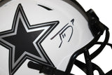 Trevon Diggs Autographed Dallas Cowboys Lunar Mini Helmet JSA 36836