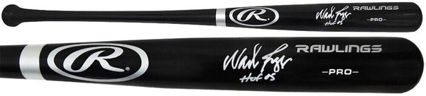 Wade Boggs Signed Rawlings Pro Black Baseball Bat w/HOF'05 (SCHWARTZ SPORTS COA)