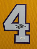 FRAMED L.A. LAKERS SHAQUILLE O'NEAL AUTOGRAPHED SIGNED JERSEY JSA COA