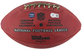 Cowboys Emmitt Smith Signed Wilson "The Duke" Team Showcase Nfl Football BAS Wit