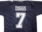 DALLAS COWBOYS TREVON DIGGS AUTOGRAPHED SIGNED BLUE JERSEY TRISTAR STOCK #233663