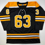 Facsimile Autographed Brad Marchand Boston Black Reprint Auto Jersey Men's XL