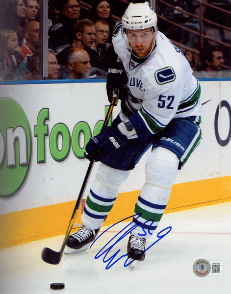 Alexander Sulzer Autographed Vancouver Canucks 8x10 Photo Beckett 46286