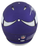 Vikings Adrian Peterson Signed Full Size Speed Proline Helmet BAS Witnessed