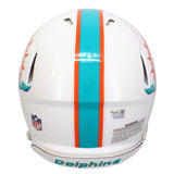 Jaylen Waddle Autographed "Fins Up" Dolphins Authentic Helmet w/ Visor Fanatics