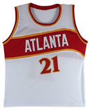 Dominique Wilkins Signed Atlanta Hawks Jersey (Beckett COA) Hall of Fame 2006