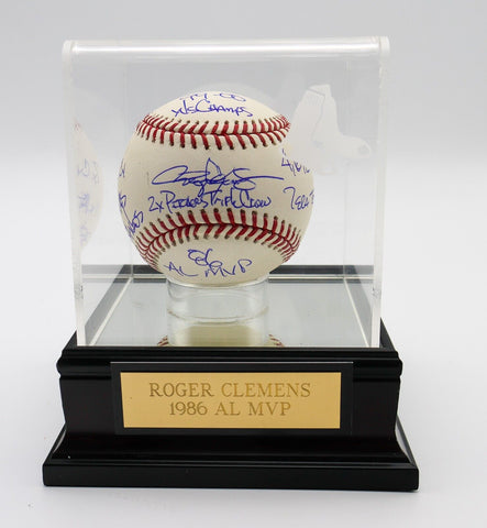 Roger Clemens "86 AL MVP" Three Inscription Baseball