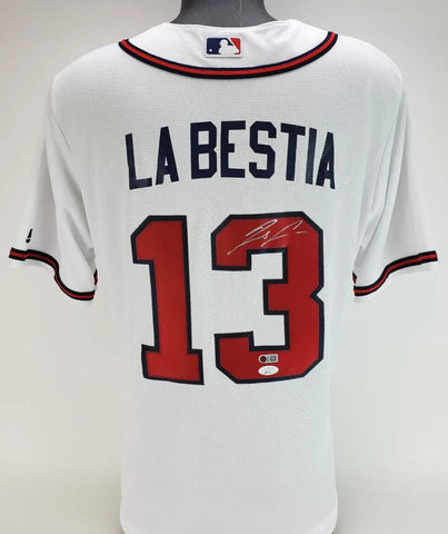 Ronald Acuna Jr. Signed Atlanta Braves 'La Bestia' Majestic Jersey (JSA COA)