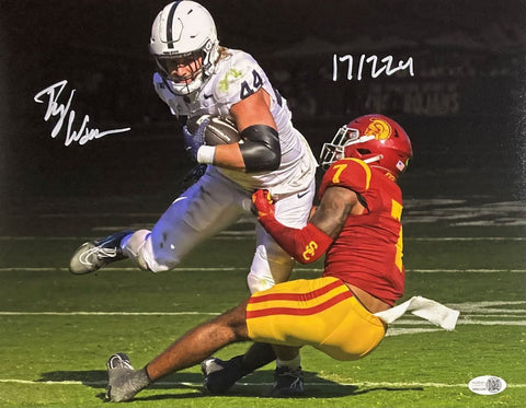 Tyler Warren Signed 11x14 Penn State Nittany Lions Photo 17/224 JSA