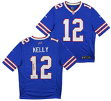 Bills Jim Kelly Authentic Signed Blue Nike Limited Jersey BAS Witnessed