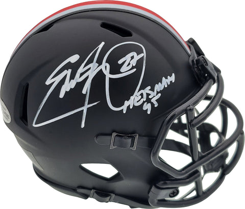 EDDIE GEORGE AUTO OHIO STATE ECLIPSE MINI HELMET "HEISMAN 95" BECKETT 192190