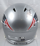 Ty Law Autographed New England Patriots F/S Speed Helmet - Beckett W Hologram