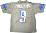 DETROIT LIONS JAMESON WILLIAMS AUTOGRAPHED GRAY JERSEY BECKETT WITNESS 222792