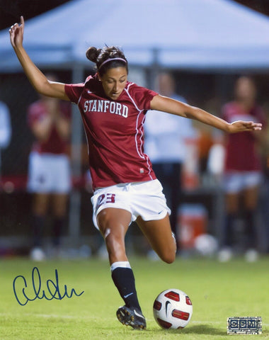 CHRISTEN PRESS AUTOGRAPHED SIGNED STANFORD CARDINAL SOCCER 8x10 PHOTO COA