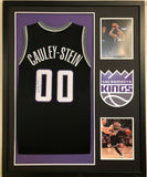 FRAMED SACRAMENTO KINGS WILLIE CAULEY-STEIN AUTOGRAPHED SIGNED JERSEY JSA COA