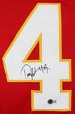 Tony Richardson Authentic Signed Red Pro Style Jersey Autographed BAS Witnessed