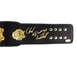 Chuck Liddell Signed Custom Black UFC Belt