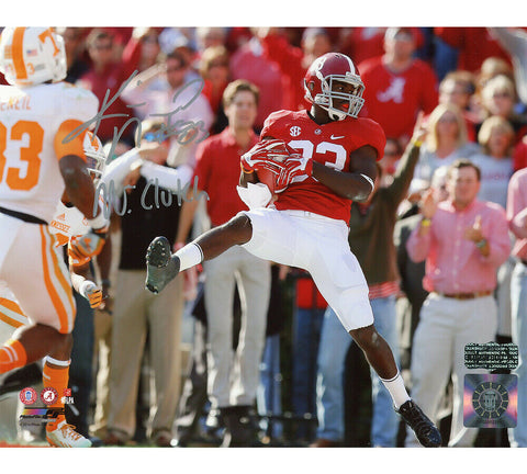 Kevin Norwood Signed Alabama Crimson Tide Unframed 8x10 Photo - Falling Back w-