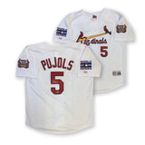 Albert Pujols Autographed St Louis Cardinals Majestic Baseball Jersey TRISTAR