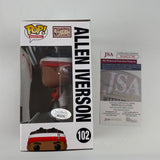 Autographed/Signed Allen Iverson 76ers Sixers Funko Pop #102 Figurine JSA COA