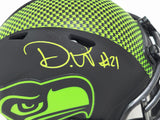 DEVON WITHERSPOON AUTOGRAPHED SEAHAWKS ECLIPSE BLACK MINI HELMET MCS 221343