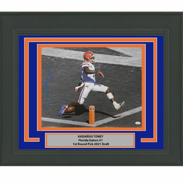 FRAMED Autographed/Signed KADARIUS TONEY Florida Gators 16x20 Photo JSA COA