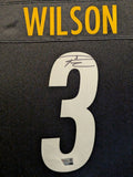 FRAMED IN SUEDE PITTSBURGH STEELERS RUSSELL WILSON AUTOGRAPHED JERSEY FANATICS