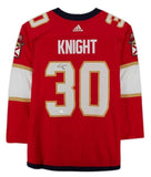 SPENCER KNIGHT Autographed Florida Panthers Authentic Jersey FANATICS