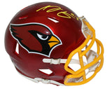 AJ Green Autographed/Signed Arizona Cardinals Flash Mini Helmet Beckett 34879