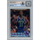 Kevin Garnett Autographed 1995 Stadium Club #343 Trading Card Beckett 46457