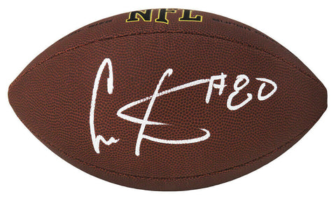 Cris Carter VIKINGS Signed Wilson Super Grip Full Size NFL Football - SS COA