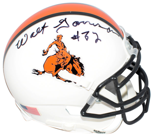 WALT GARRISON AUTOGRAPHED OKLAHOMA STATE COWBOYS MINI HELMET COA