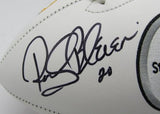 Rocky Bleier Signed/Inscribed White Steelers Logo Football Becket Witness 191564