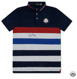 Justin Thomas PGA Autographed 2023 Ryder Cup Thursday Polo Shirt UDA