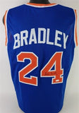 Bill Bradley Signed New York Knicks Jersey (JSA COA) 2xNBA Champions 1970 & 1973