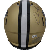 Aidan O'Connell Signed Purdue Boilermakers Authentic Helmet Insc. Beckett 48887