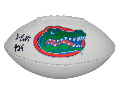 KYLE PITTS AUTOGRAPHED SIGNED FLORIDA GATORS LOGO FOOTBALL BECKETT