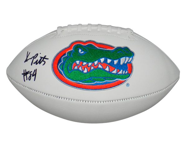 KYLE PITTS AUTOGRAPHED SIGNED FLORIDA GATORS LOGO FOOTBALL BECKETT