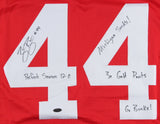 Zach Boren Signed Ohio State Buckeyes Jersey (Playball Ink Holo) 4 Inscriptions