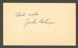 Dodgers Jackie Robinson Authentic Signed 3.5x5.5 1953 Cachet GPC JSA #YY39599