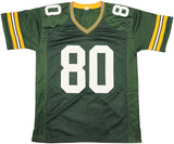 PACKERS JAMES LOFTON AUTOGRAPHED GREEN JERSEY "HOF 03" BECKETT WITNESS 234506