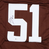 Mack Wilson Signed Cleveland Browns Jersey (Beckett) Ex-Alabama Crimson Tide L.B