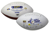 COOPER KUPP Autographed SB LVI MVP Rams Triple Crown Football FANATICS LE 1/25