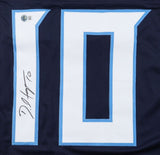 DeAndre Hopkins Signed Tennessee Titans Jersey (Beckett) Pro Bowl Wide Receiver