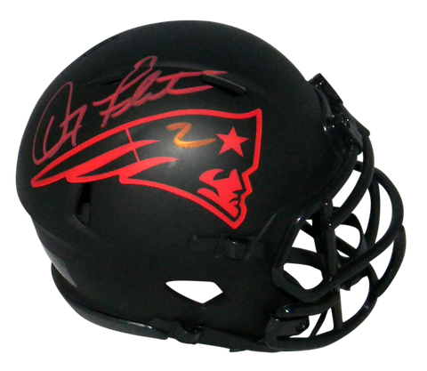 DOUG FLUTIE SIGNED NEW ENGLAND PATRIOTS ECLIPSE SPEED MINI HELMET BECKETT